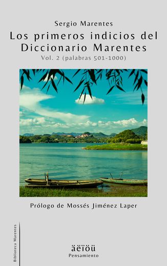 Portada de Los primeros indicios del Diccionario Marentes (Vol. 2), de Sergio Marentes